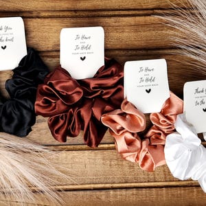 To Have and To Hold Scrunchie Bridesmaid Proposal Gift Help Me Tie Knot Scrunchie Can&#39;t Say I Do Without You Cant Tie The Knot Without You