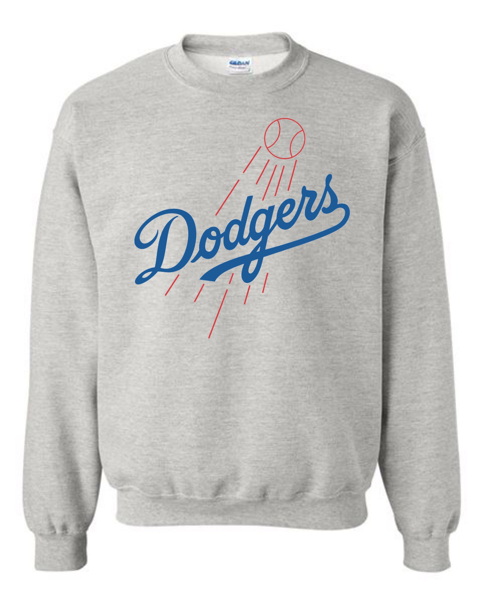 Classic Dodgers Crewneck Sweatshirt Dodgers Crewneck LA 