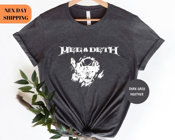 Megadeth T shirt Rock and Roll Shirt Rock Music T shirt   Etsy