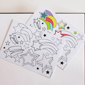 Printable Coloring Sheets Instant Download 14 X Simple - Etsy