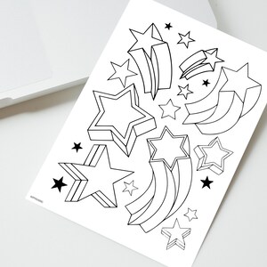 Printable Coloring Sheets Instant Download 14 X Simple - Etsy