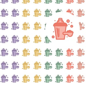 Feuille d'autocollant -shaker Icon Stickers for Planner /Fitness Planner Stickers / Habit Tracker Stickers / Workout Stickers