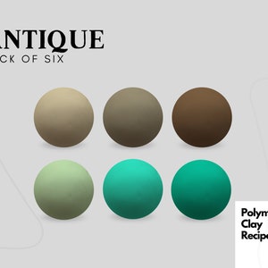 Receta de arcilla polimérica / Mezcla de colores / Tutorial de mezcla de colores profesional FIMO / Guía de recetas de colores de arcilla / Descarga digital
