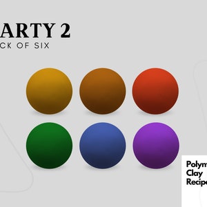 Polymer Clay Recipe | Color Mixing | FIMO Professional Color Mixing Tutorial | Clay Color Recipes Guide | Digital Download