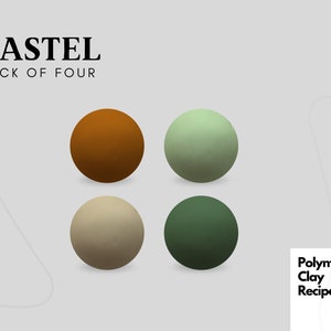 Polymer Clay Recipe | Color Mixing | FIMO Professional Color Mixing Tutorial | Clay Color Recipe Guide | Digital Download
