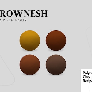 Polymer Clay Recipe | Color Mixing | FIMO Professional Color Mixing Tutorial | Clay Color Recipe Guide | Digital Downloadd