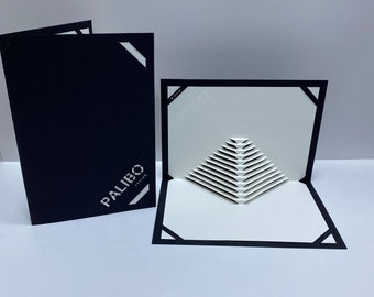 DIY pop up card templates, Architectural Kirigami, 3d Origamic Architecture, pdf, svg, dxf, dwg files