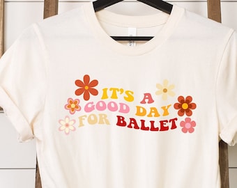 Retro 70s Shirt Trendy Ballet Dance Teacher Gift Choreographer Dance Mom Competition Dancer Ballerina Contemporary Funny Dance T Shirt