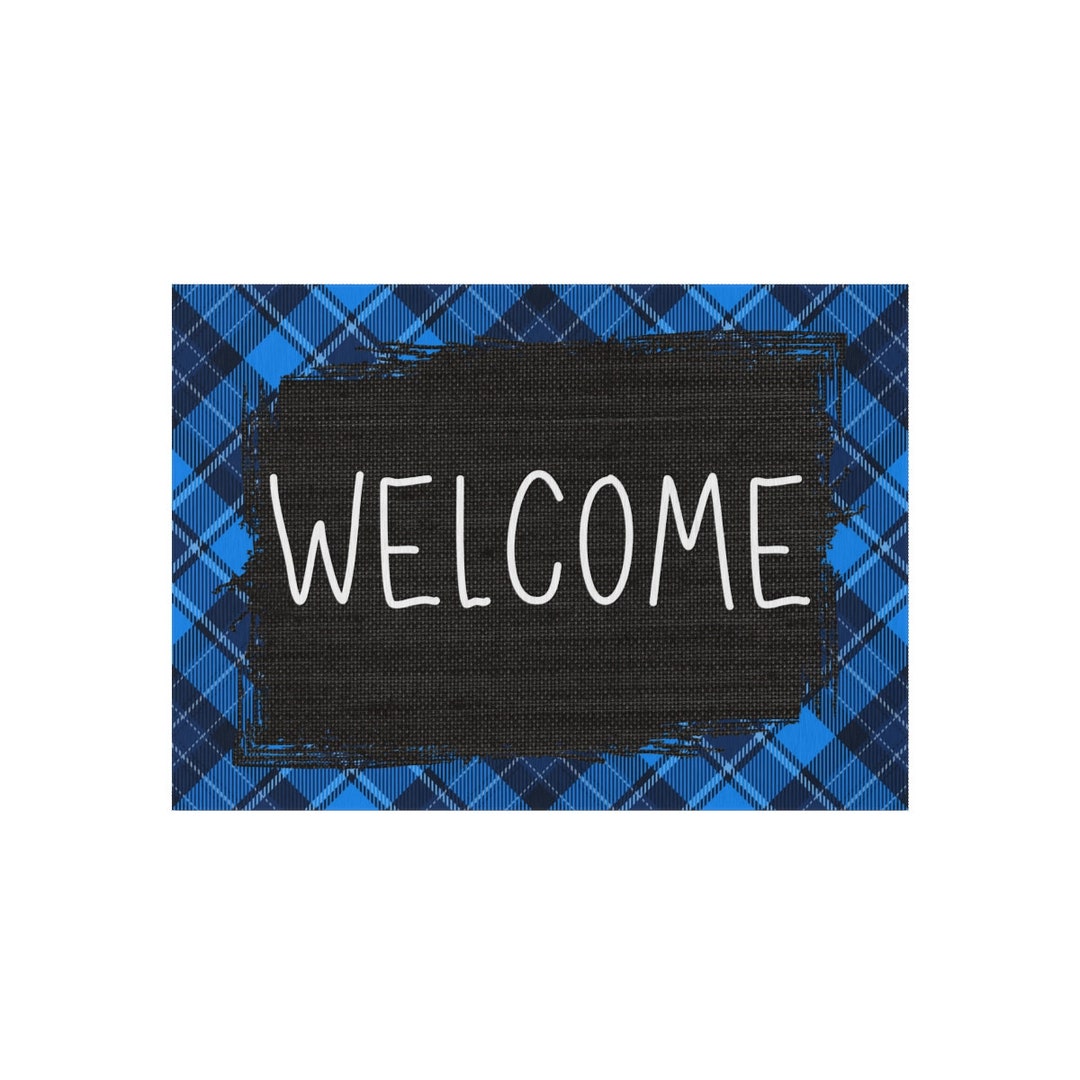 Welcome Rug Front Porch Rug Welcome Mat Door Mat Front - Etsy
