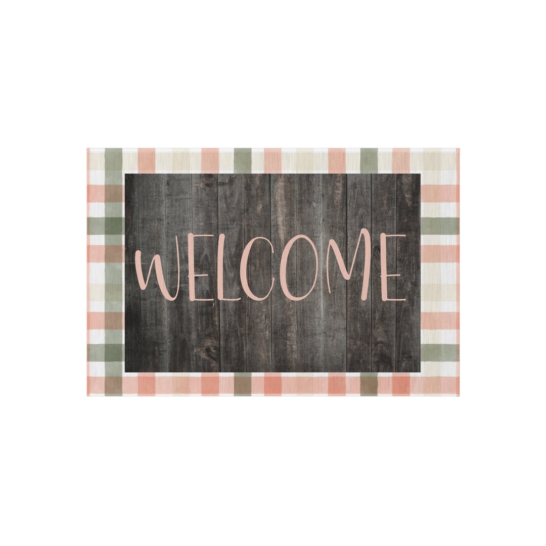 Welcome Rug, Front Porch Rug, Welcome Mat, Door Mat, Front Porch Decor ...
