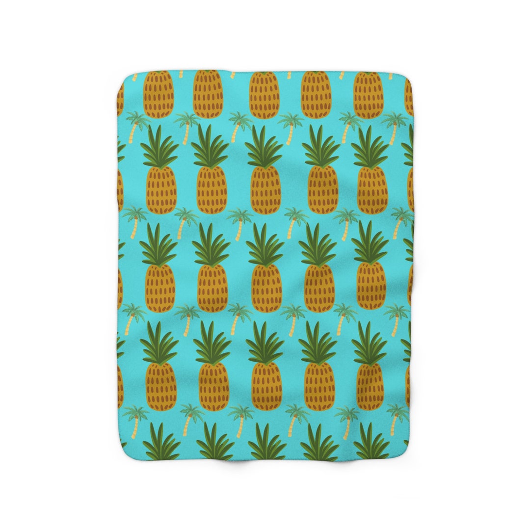 Beach Blanket, Pineapple Blanket, Pineapples, Beach Decor, Beach Gifts