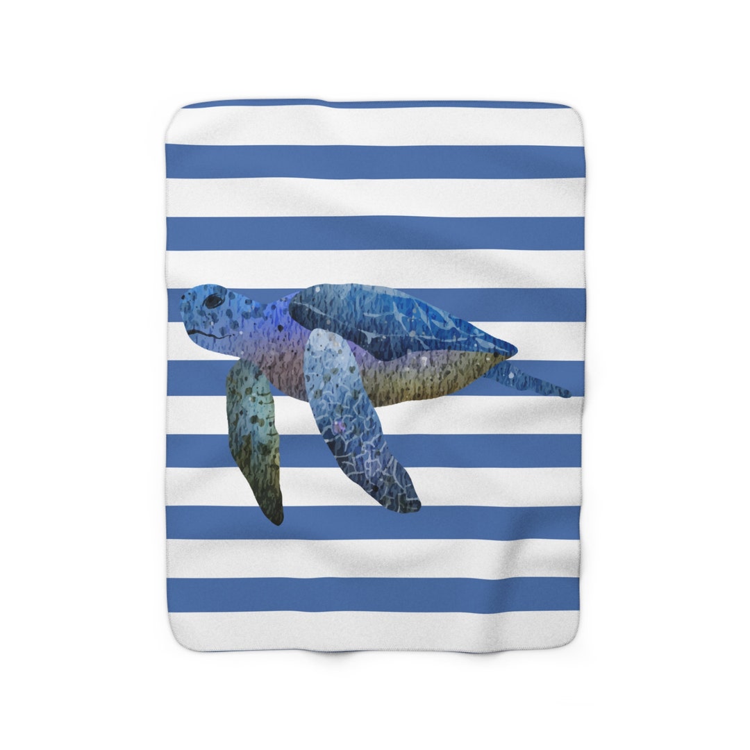 Sea Turtle Blanket, Turtle Blanket, Beach Blanket, Beach Decor, Beach