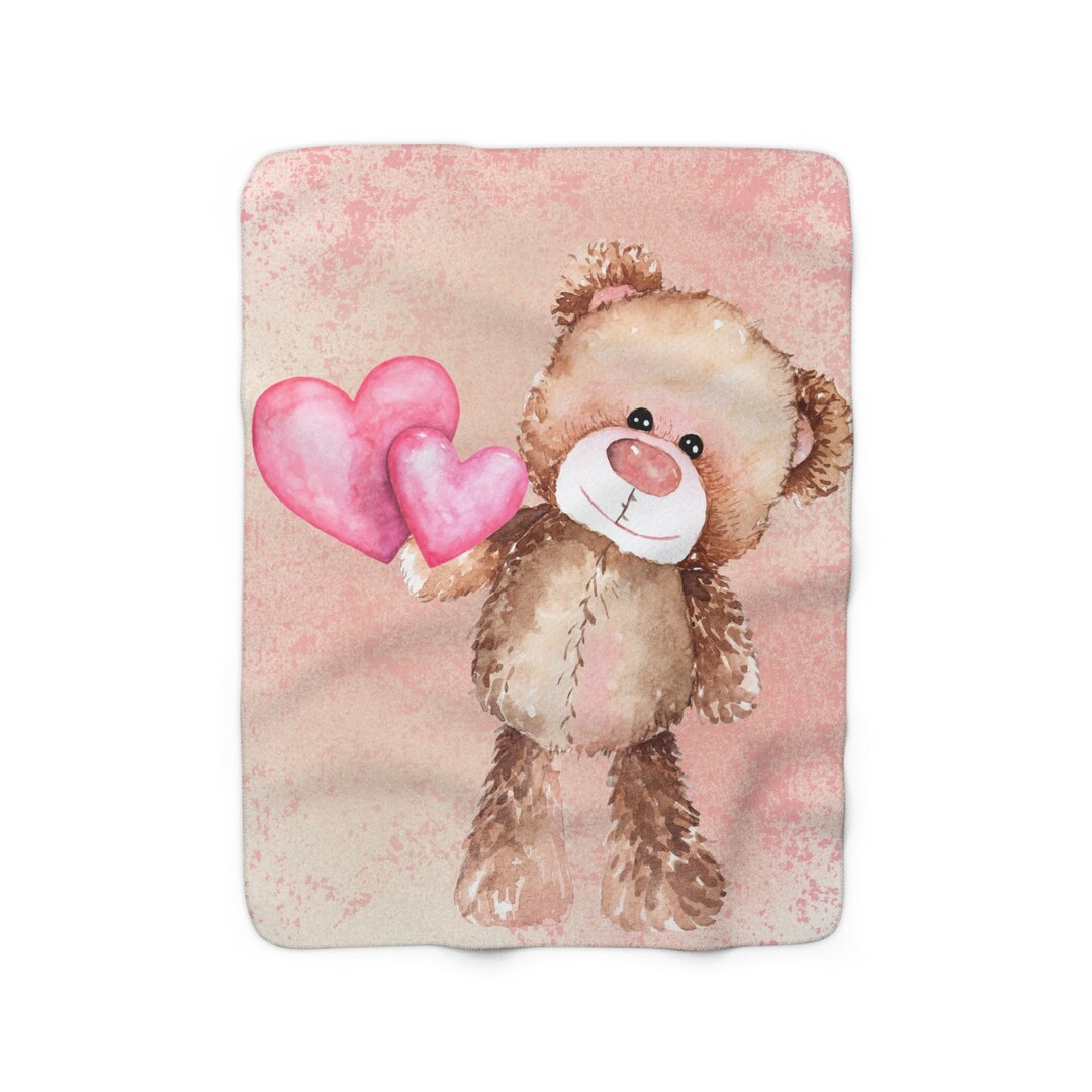 Teddy Bear Blanket, Bear, Teddy Bear, Throw Blanket, Sherpa Blanket