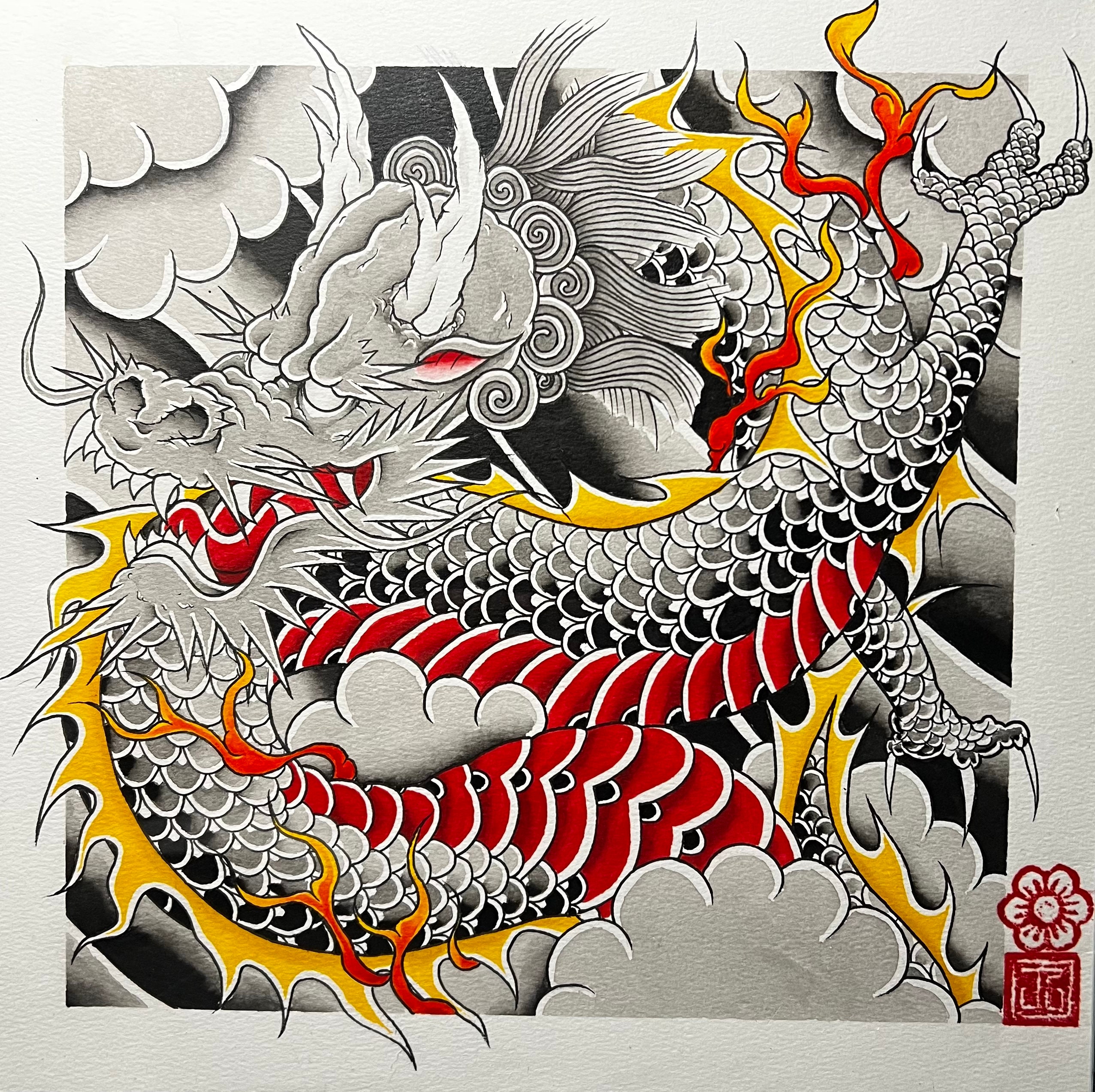 Japanese Traditional Painting Etsy