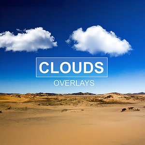 Cloud Overlays - (37) - PNG files - Photoshop Overlays, Realistic, DIGITAL DOWNLOAD