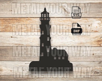 Lighthouse Stand Svg/Dxf Files for CNC Plasma - Metal Your Way Digital Download - Laser CNC Plasma Waterjet - Garden Art Dxf