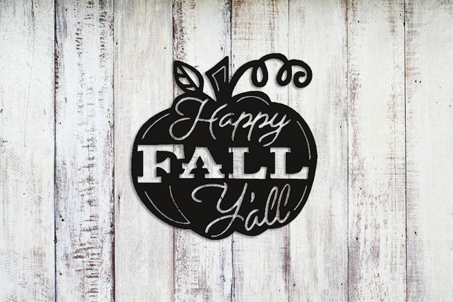 Happy Harvest Sign Happy Fall Y'All Metal Sign – Lynch Creek Farm