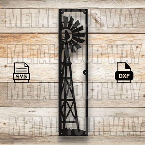 Windmill Sign Svg/Dxf Files for CNC Plasma - Metal Your Way Digital Download - Laser CNC Plasma Waterjet - Sign Dxf