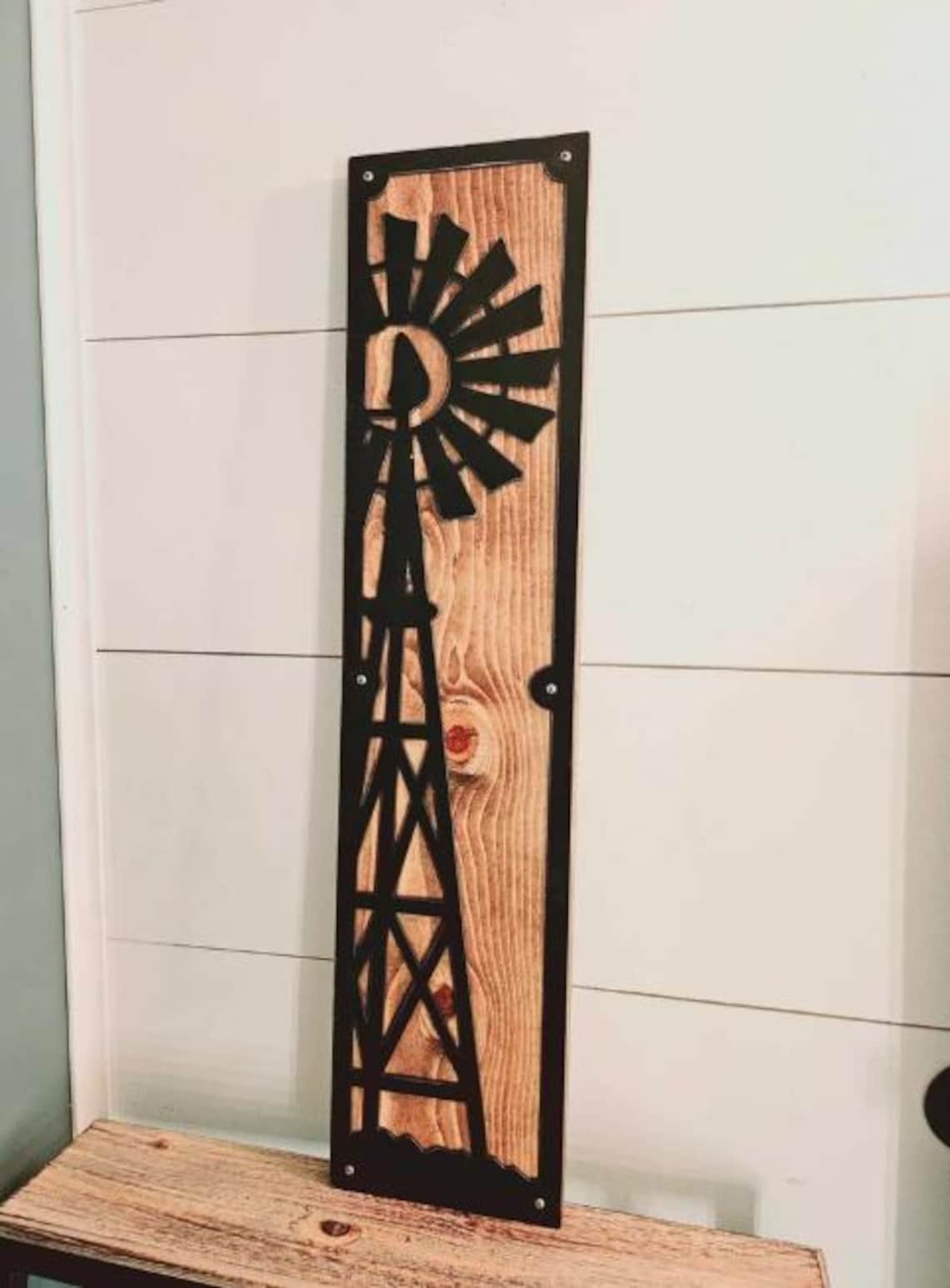 Windmill Sign Svg/dxf Files for CNC Plasma - Metal Your Way Digital ...