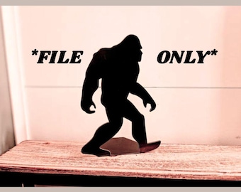 Sasquatch / Big Foot Stand Svg/Dxf Files for CNC Plasma - Metal Your Way Digital Download - Laser CNC Plasma Waterjet - Garden Art Dxf
