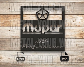 Mopar Sign Svg/Dxf Files for CNC Plasma - Metal Your Way Digital Download - Laser CNC Plasma Waterjet - Sign Dxf