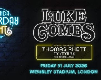 Custom Luke Combs Concert Ticket Template, Custom Concert Ticket Templates, Luke Combs Tour, Ticket Gift Keepsake