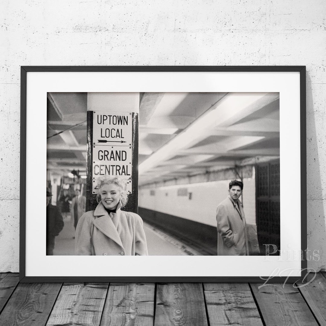 Marilyn Monroe Grand Central Station Nyc Art Print S Etsy