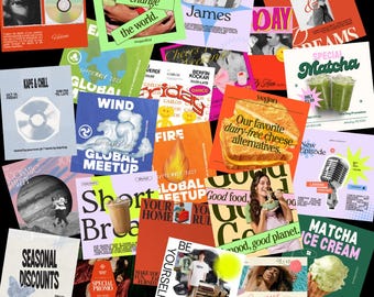 Editable Instagram Post Templates: Bold and Fun Canva Social Media Kit for Small Business Owners (Digital Download)