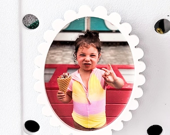 Personalized Photo Bogg Bag Charm: Acrylic Bag Tag Gift