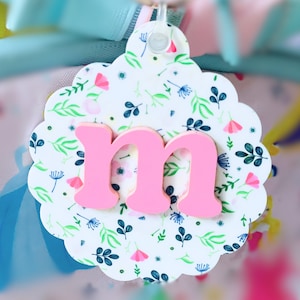 Personalized backpack name tag Initial Keychain charm Custom Name Keychain Initial backpack Name tag backpack keychain custom