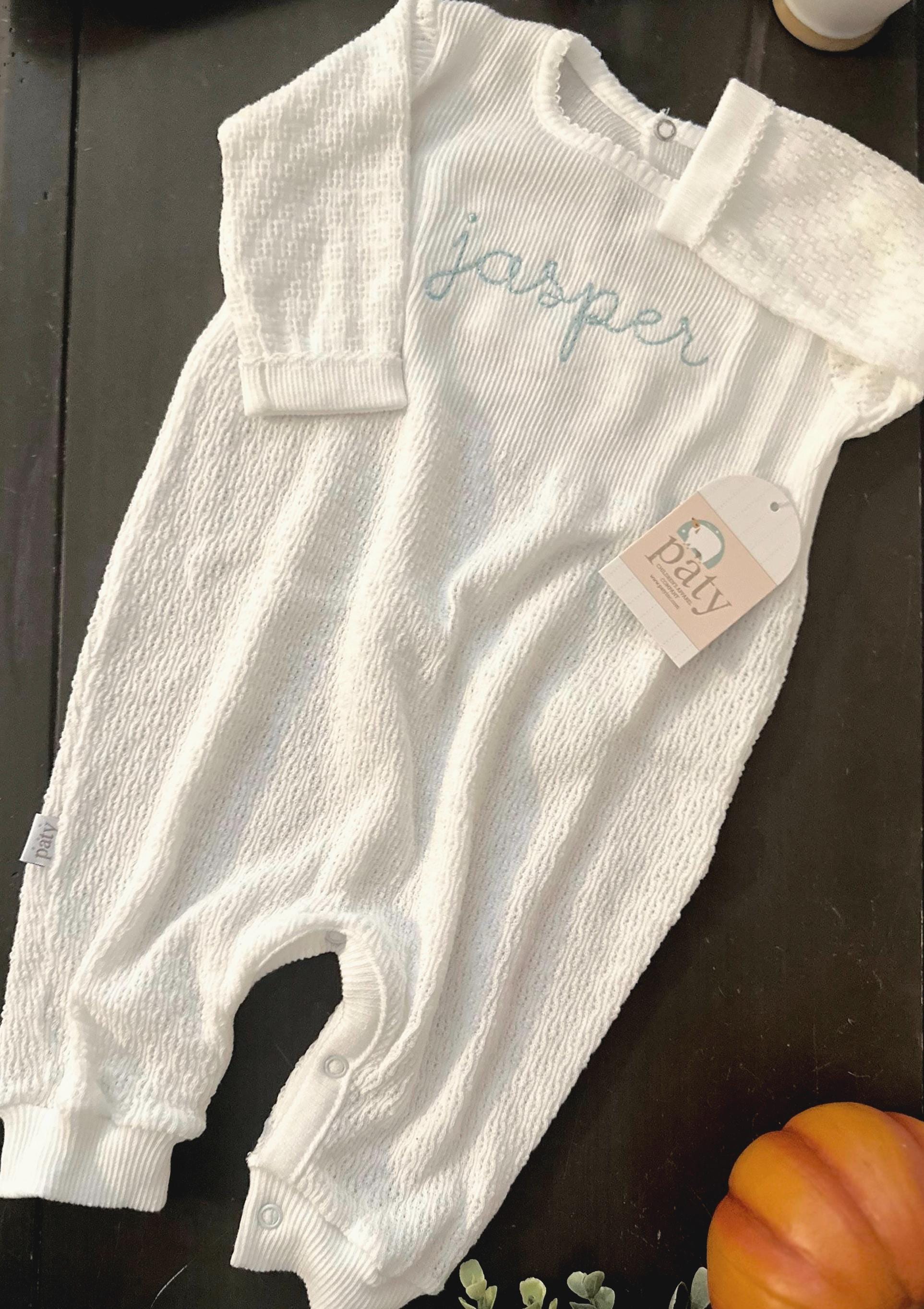 Monogram Baby Boys Romper: Boy Personalized Coming Home Outfit - Etsy