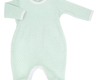Paty Boys Monogram Romper: Boy Newborn Coming Home/ Personalized Long Sleeve Jon Jon