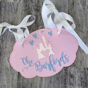 Castle Stroller Tag / Princess Tag / Stroller Tag / Mouse Stroller Tag
