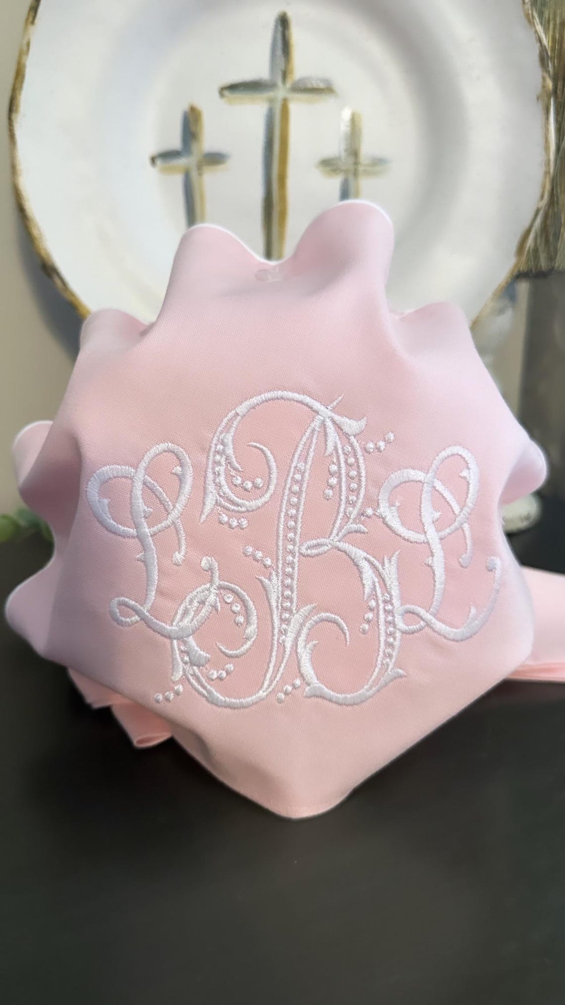 Monogrammed Baby Bonnet: Personalized Embroidered Cotton Sunhat - Etsy