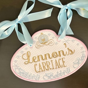 Princess Carriage Stroller Tag: Cinderella Inspired