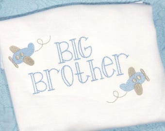 Airplane Big Brother Shirt, Transportation