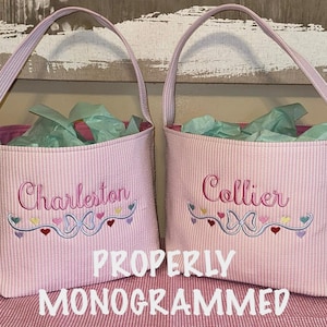 Girls Valentine Basket /  Girl’s  Personalized Valentine’s Basket / Custom Valentine Basket/ Valentine’s Bucket / Valentine Bucket