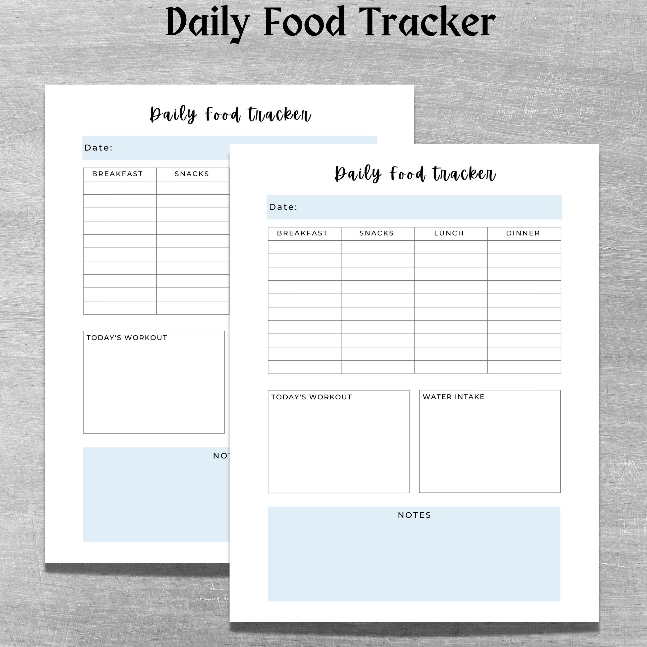 Healthy Eating Printable for Type 2 Diabetes, Diet, Healthy Snack, Meal