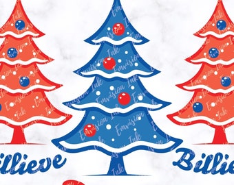 Bills Christmas SVG | Buffalo Christmas SVG | Billieve SVG | Billieve Christmas png | Bills png | Buffalo png | Clip Art | Digital Download