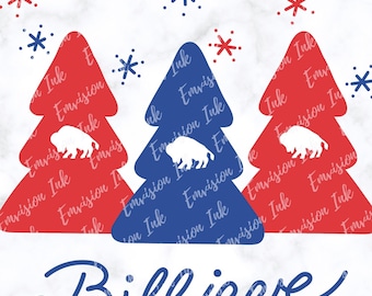 Billieve SVG | Buffalo SVG | Bills SVG | Bills Christmas Cut File | Buffalo Cut File | Christmas Tree Svg | Snowflake Svg | Digital Download