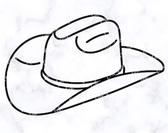 Cowgirl Hat SVG | Cowboy Hat SVG | Country SVG | Cowgirl Hat Cut File | Cowboy Hat Cut File | Cowgirl Hat Clip Art | Hat | Digital Download