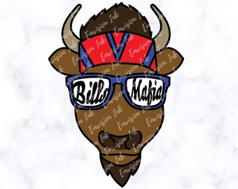 Bills SVG | Mafia SVG | Buffalo SVG | Bills Mafia Cut File | Buffalo Cut File | Bison Cut File | Bills Mafia Clip Art | Digital Download