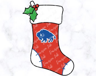 Buffalo Stocking SVG | Bills Christmas SVG | Buffalo Christmas SVG | Buffalo Cut File | Bills Cut File | Bills Stocking | Digital Download