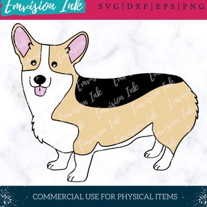 Corgi SVG | Corgi Dog SVG | Dog SVG | Corgi Cut File | Dog Cut File | Corgi Clip Art | Corgi Digital Art | Digital Download
