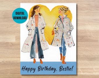 Biglietto di auguri per il migliore amico, buon compleanno al mio migliore amico, biglietto di auguri per l'anima gemella, il mio tutto, il mio amante, il mio migliore amico, TLC048x