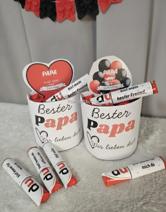 Duplo Banderolen Bester Papa /Geschenk Vatertag/ Duplobox Papa/Geschenk Papa Weihnachten/Danke Papa/Persönliches Geburtstag Geschenk, PDF