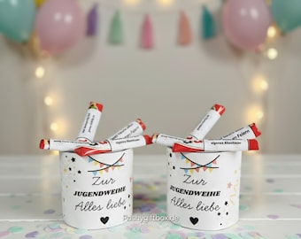 Duplo Banderolen Jugendweihe/Du Botschaften Kinder Mutmacher/Vorlage Duplo Geschenkbox/Jugendweihe Sprüche/Geschenkbeilage DIY/Pobierz PDF