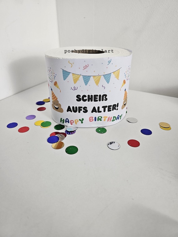 Geldgeschenk Druckvorlage "Scheiß aufs Alter" PDF/ Sofort-Download/Last-Minute-Geschenk/Geldgeschenk  Mitbringsel selber basteln