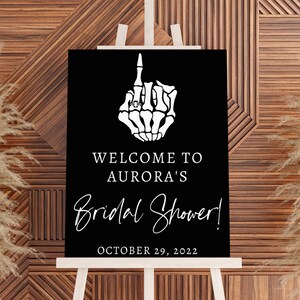 She Found Her Boo! Bridal Shower Welcome Sign 18x24 , Welcome Sign Template, Editable, INSTANT download