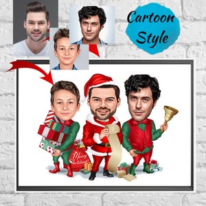 Cartões engraçados de Natal com desenhos animados, cartão engraçado personalizado com tema de feliz ano novo, presentes engraçados de Natal para pai, namorado, irmão, ele, homens, masculino, Natal